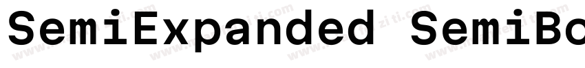 SemiExpanded SemiBol字体转换